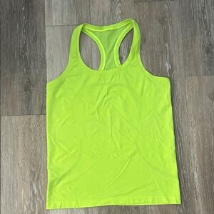 Lululemon Swiftly Tech Women’s Neon Yellow Racerback Tank Top